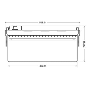 BIG Professional Solar DC 12V 280Ah C100