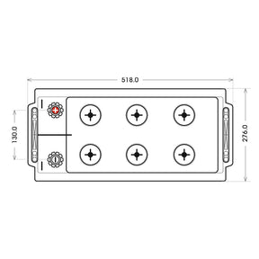 BIG Professional Solar DC 12V 280Ah C100 Versorgerbatterie