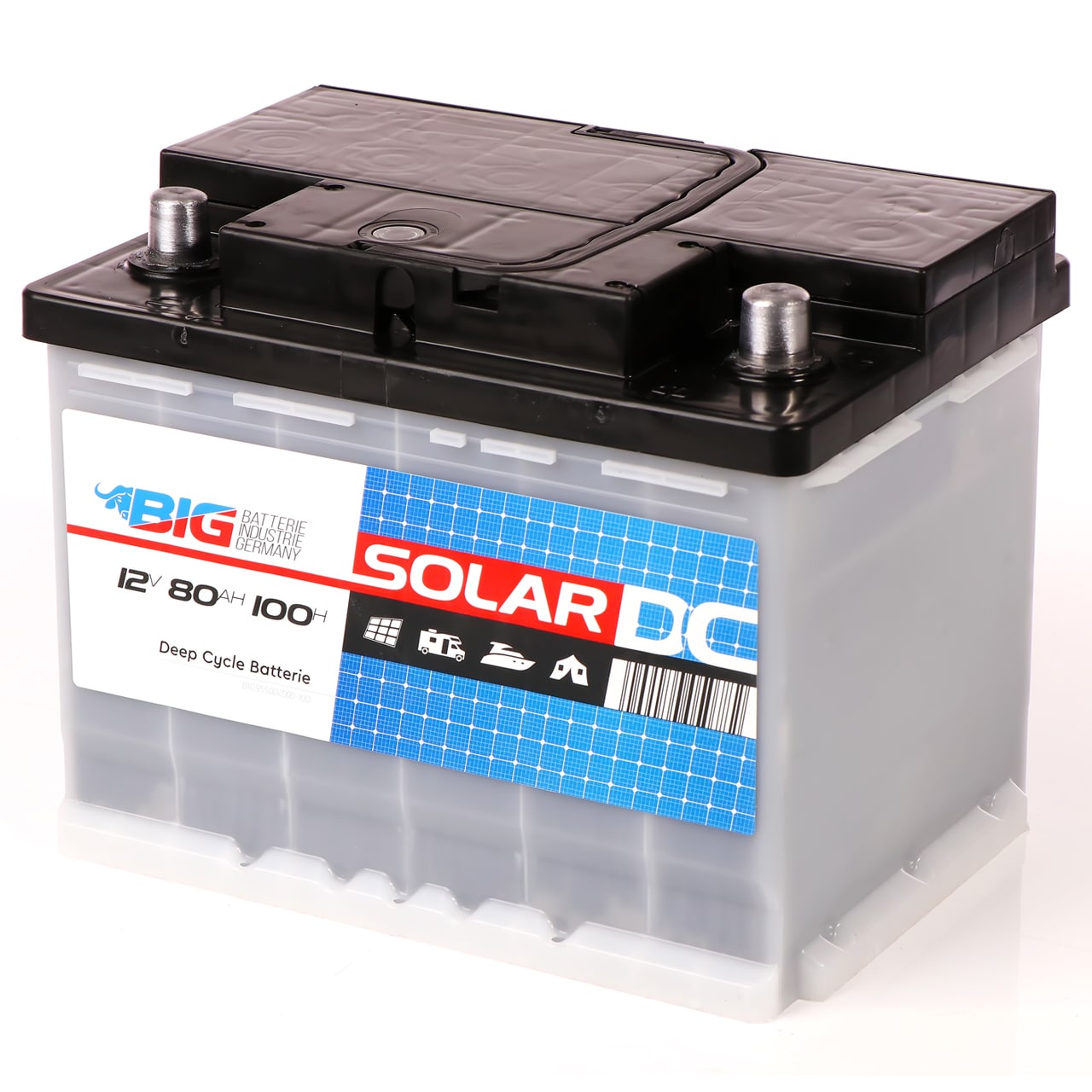 BIG Solarbatterie 12V 180Ah Versorgung Notstrom Windkraft Batterie 200Ah  150Ah 4009070060361