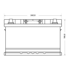 BIG Professional Solar DC 95502 12V 80Ah C100