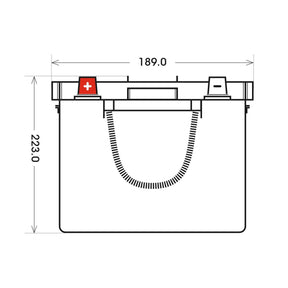 BIG Professional AGM 12V 150Ah C100 Versorgerbatterie