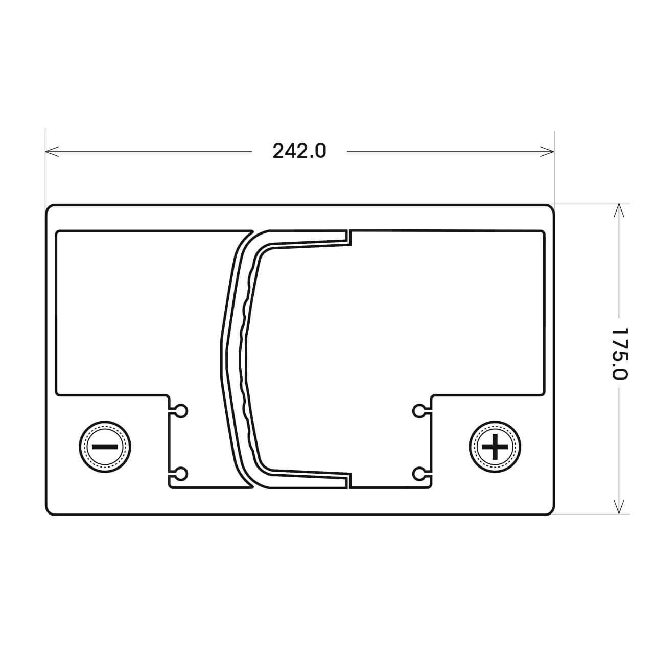 BIG Professional Solar DC EFB 12V 80Ah C100 Versorgerbatterie