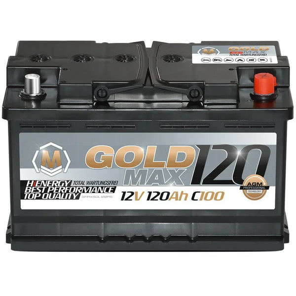 GoldMax AGM 12V 120Ah C100 Versorgerbatterie
