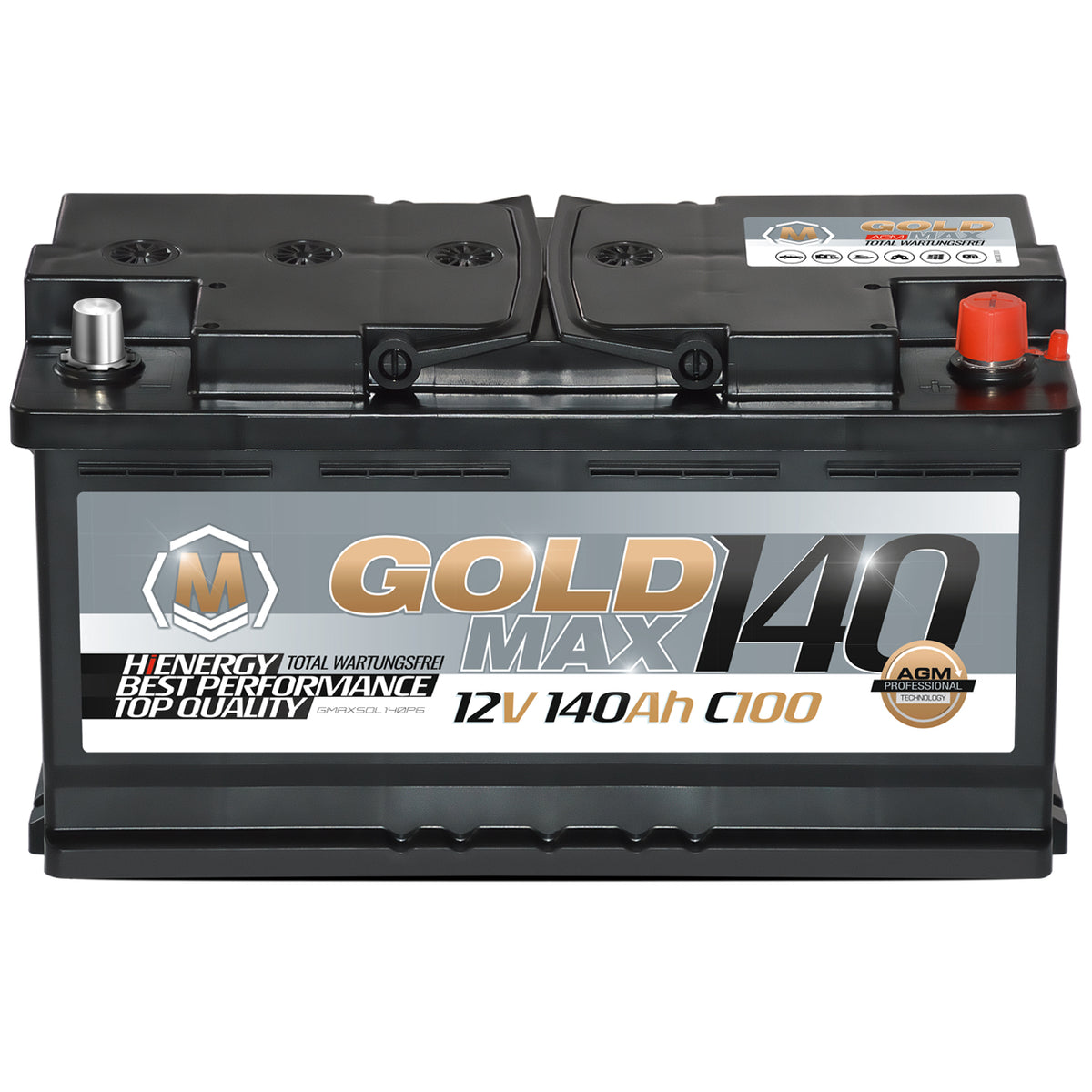 GoldMax AGM 12V 140Ah C100