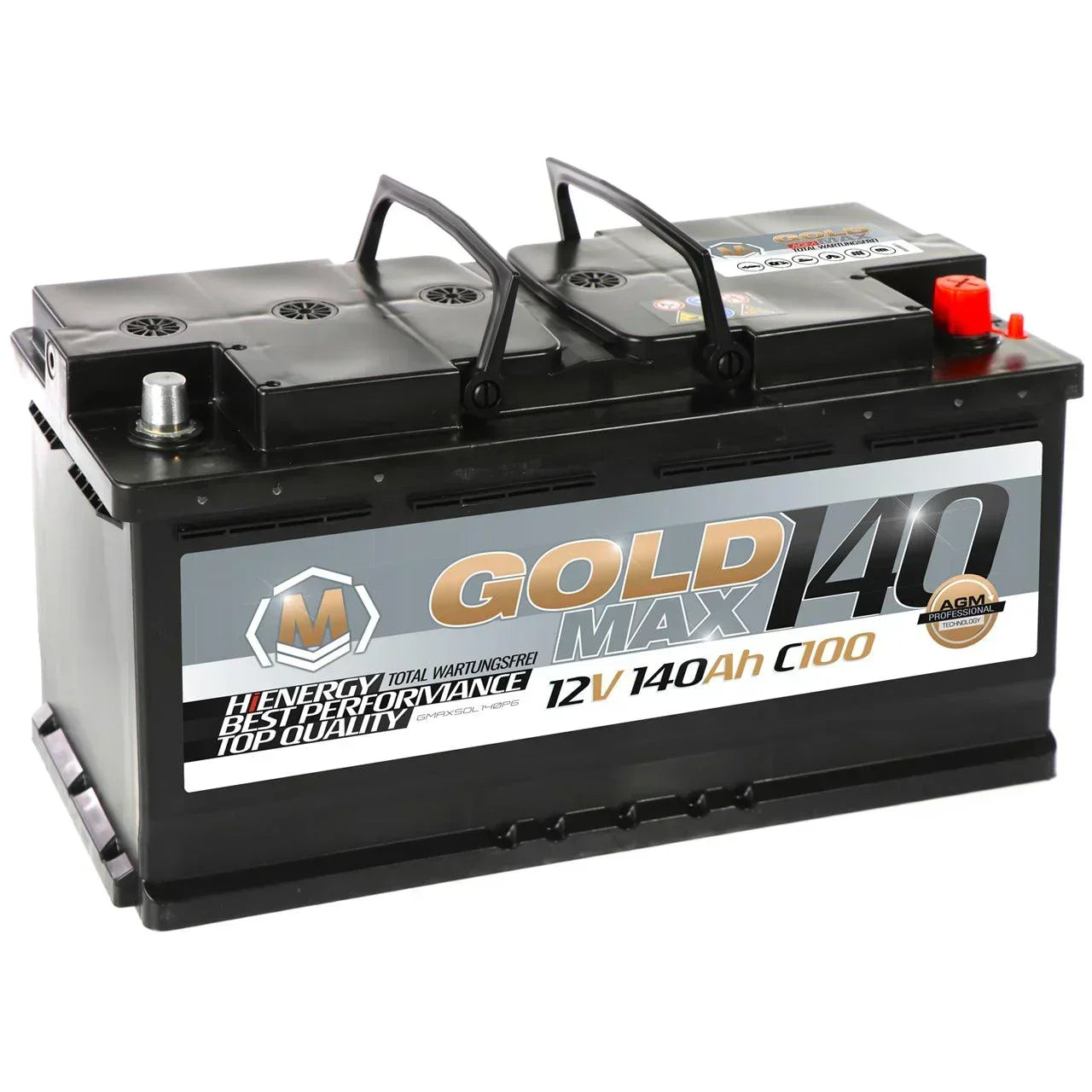 GoldMax AGM 12V 140Ah C100 Versorgerbatterie