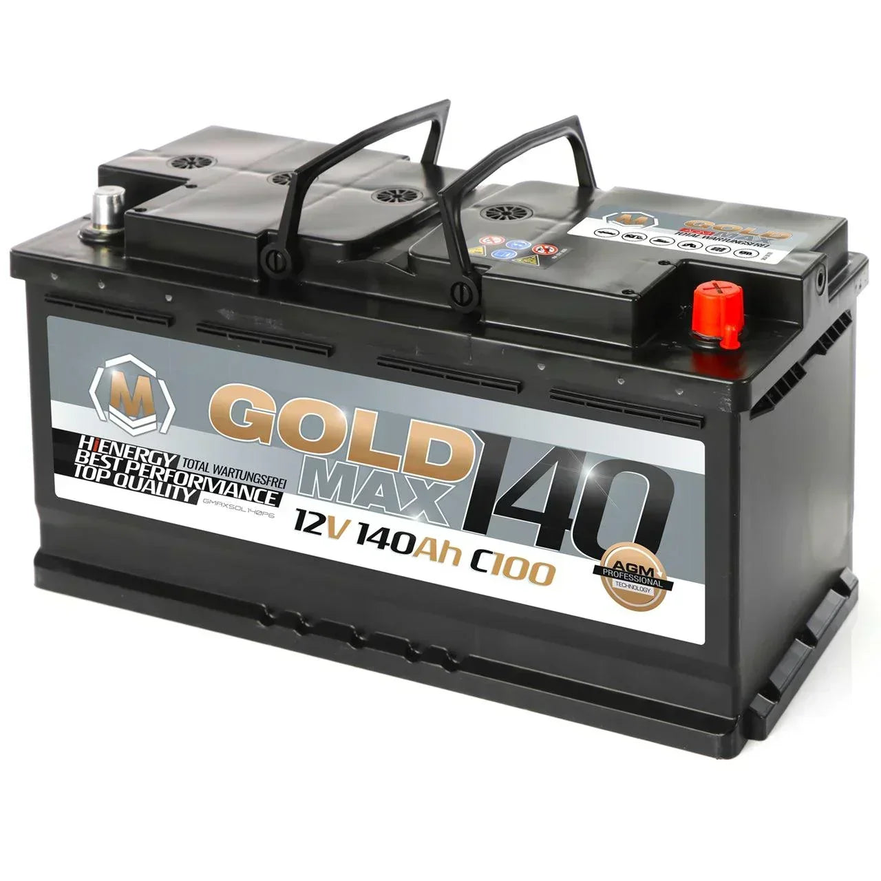 GoldMax AGM 12V 140Ah C100 Versorgerbatterie