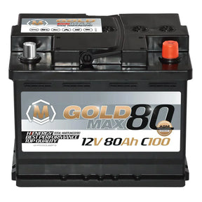 GoldMax AGM 12V 80Ah C100 Versorgerbatterie