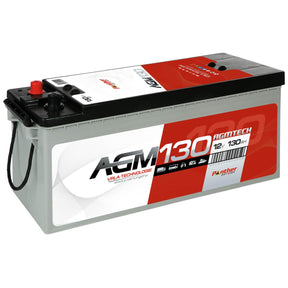 Versorgerbatterie Panther AGM 12V 130Ah Seite links