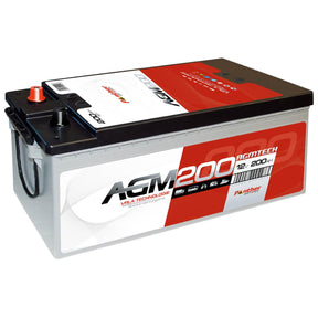 Versorgerbatterie Panther AGM 12V 200Ah Seite links