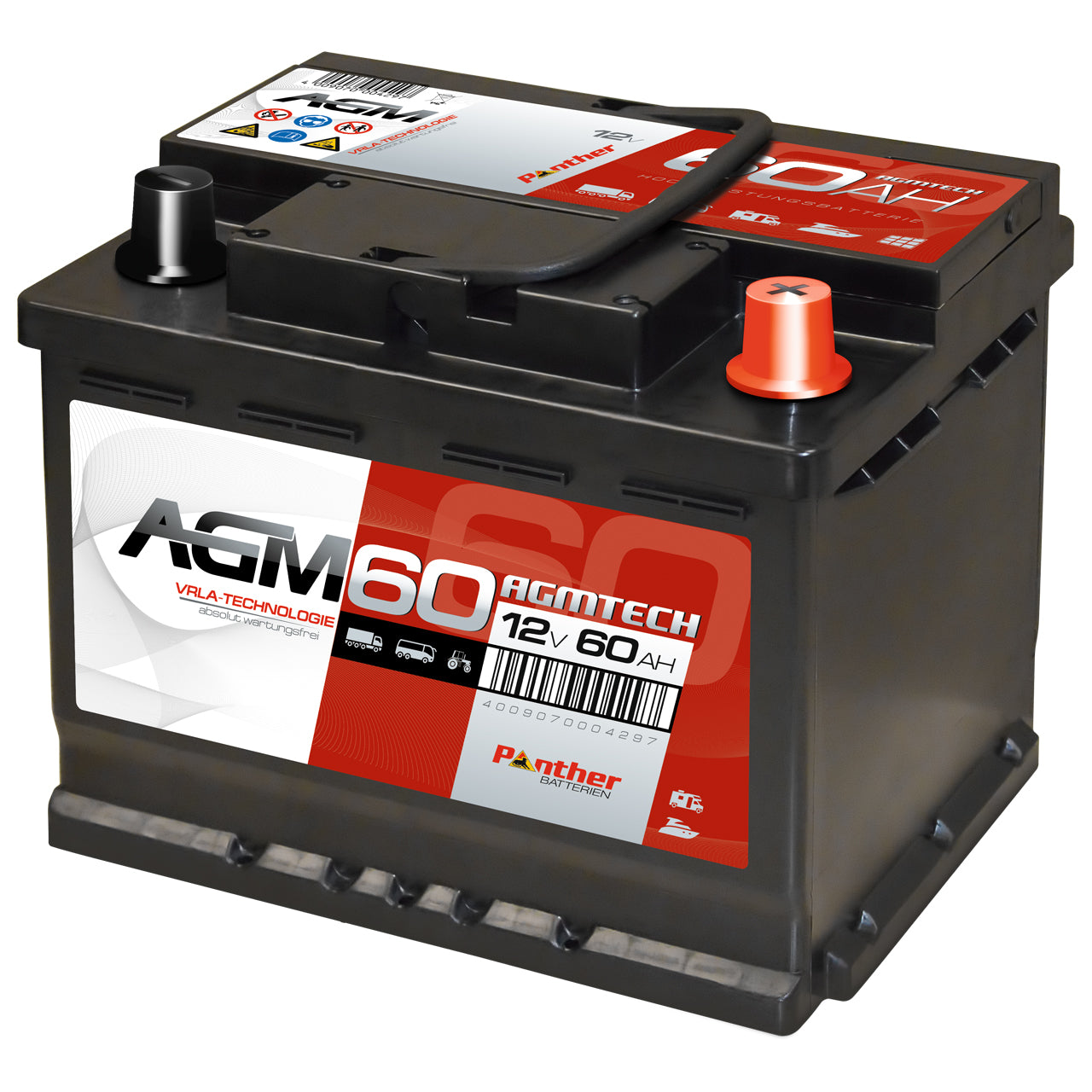 Autobatterie Panther Start Stop EFB 60Ah 560A