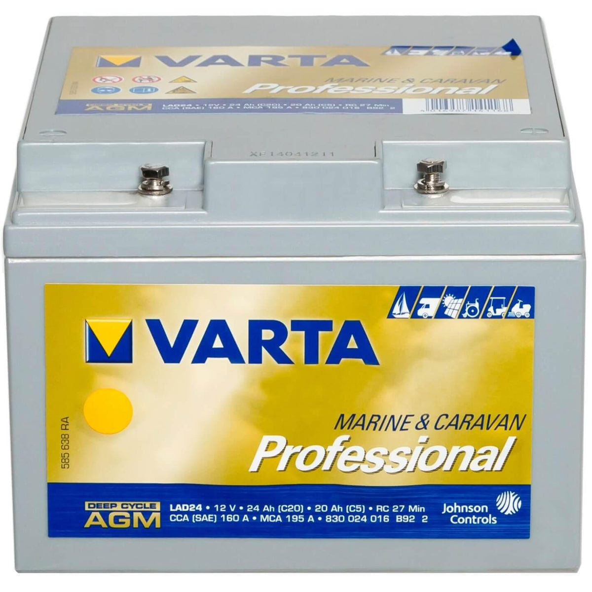 Varta LAD24 Professional DC AGM 12V 24Ah 145A/EN